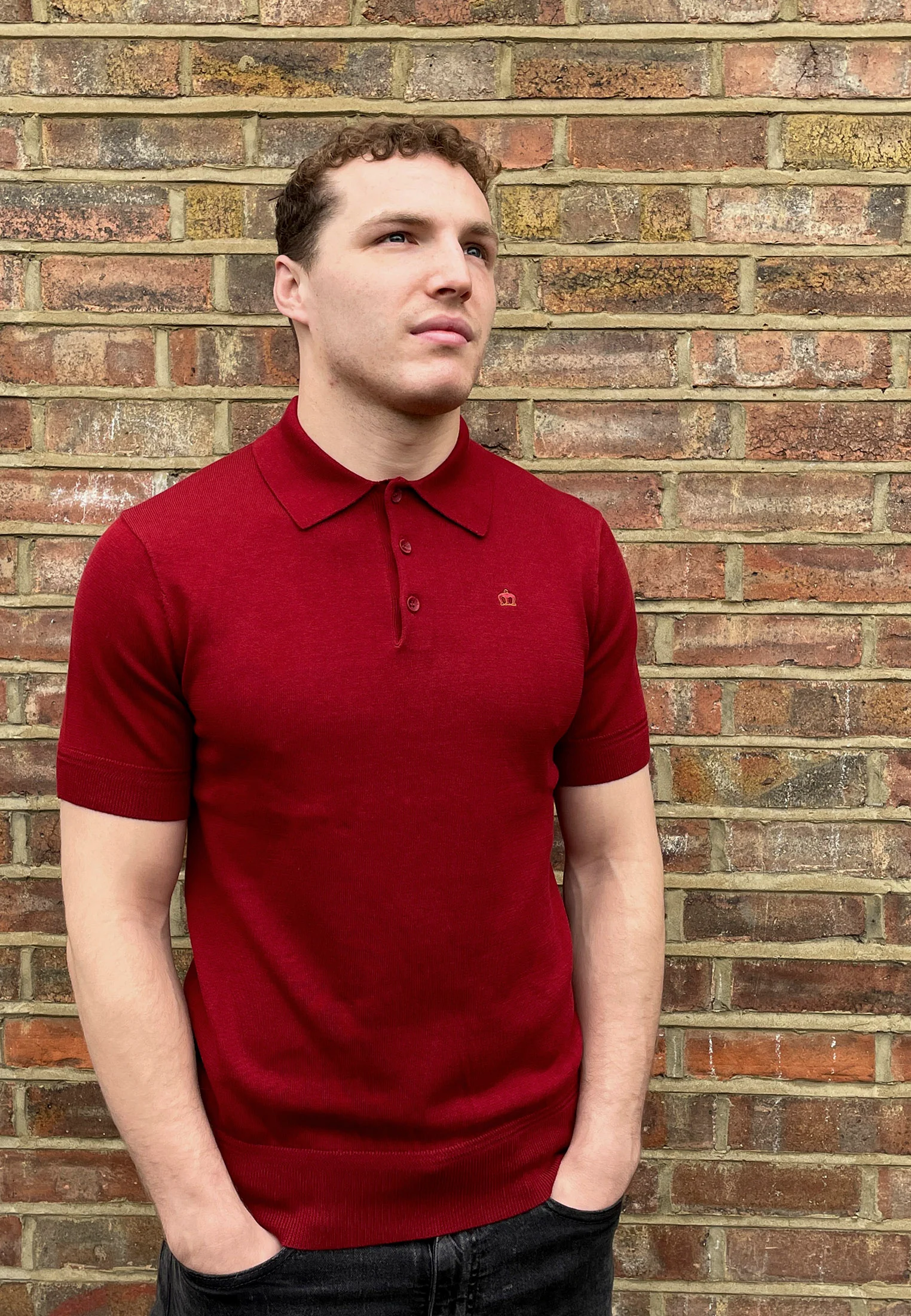 Archie Mercerised Cotton Knit Polo - Image 10