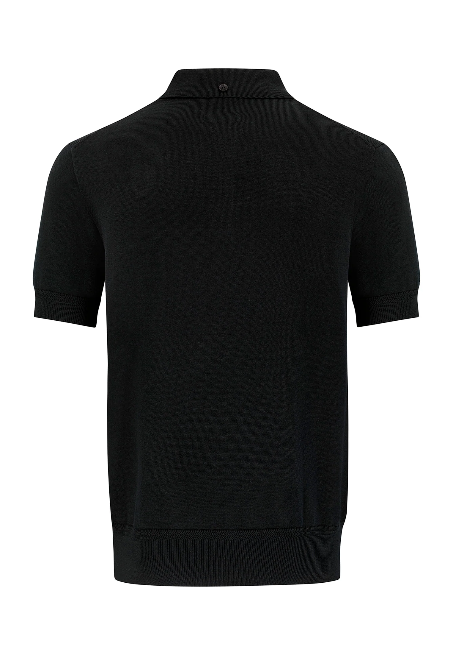 Archie Mercerised Cotton Knit Polo - Image 12