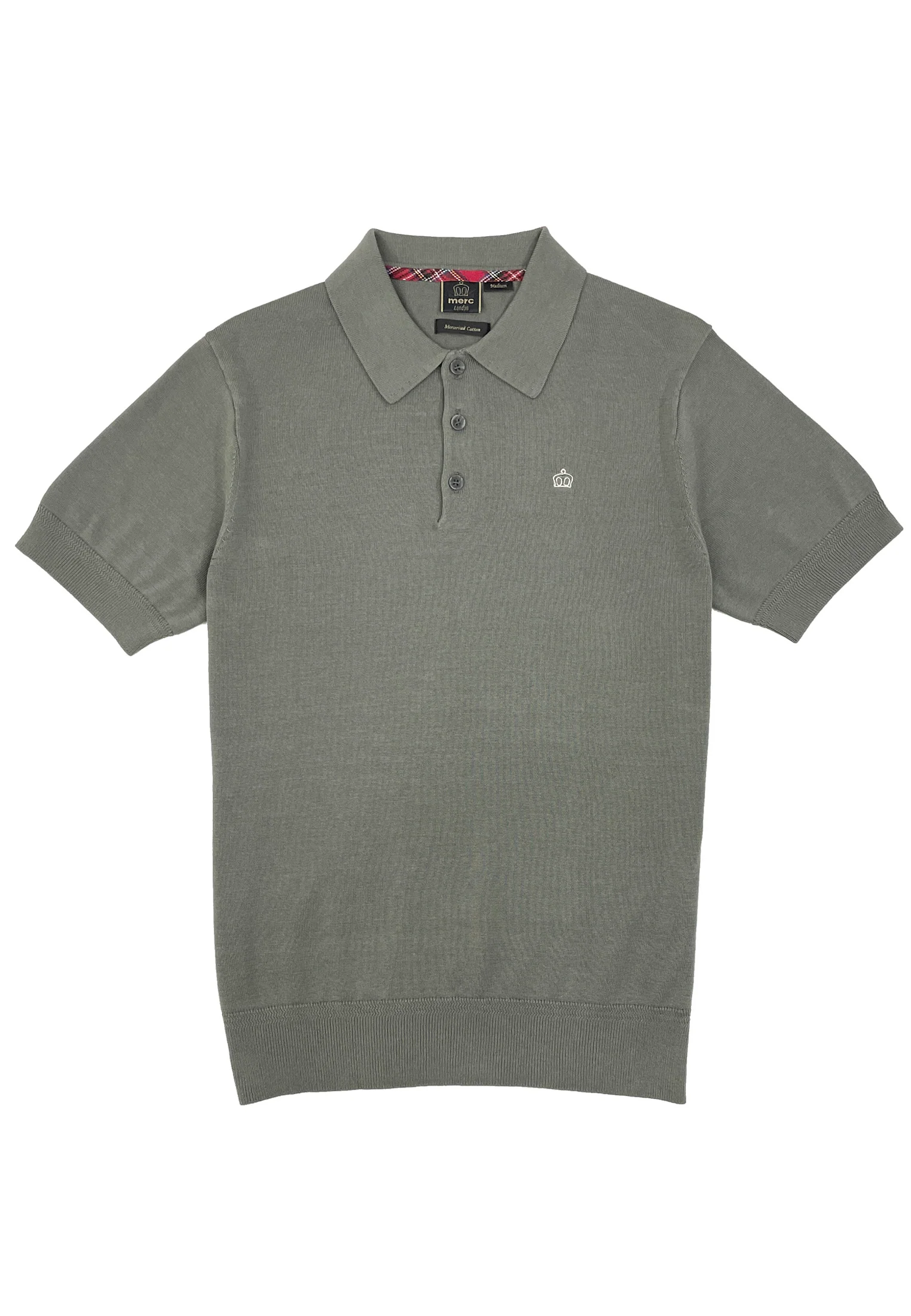 Archie Mercerised Cotton Knit Polo - Image 3
