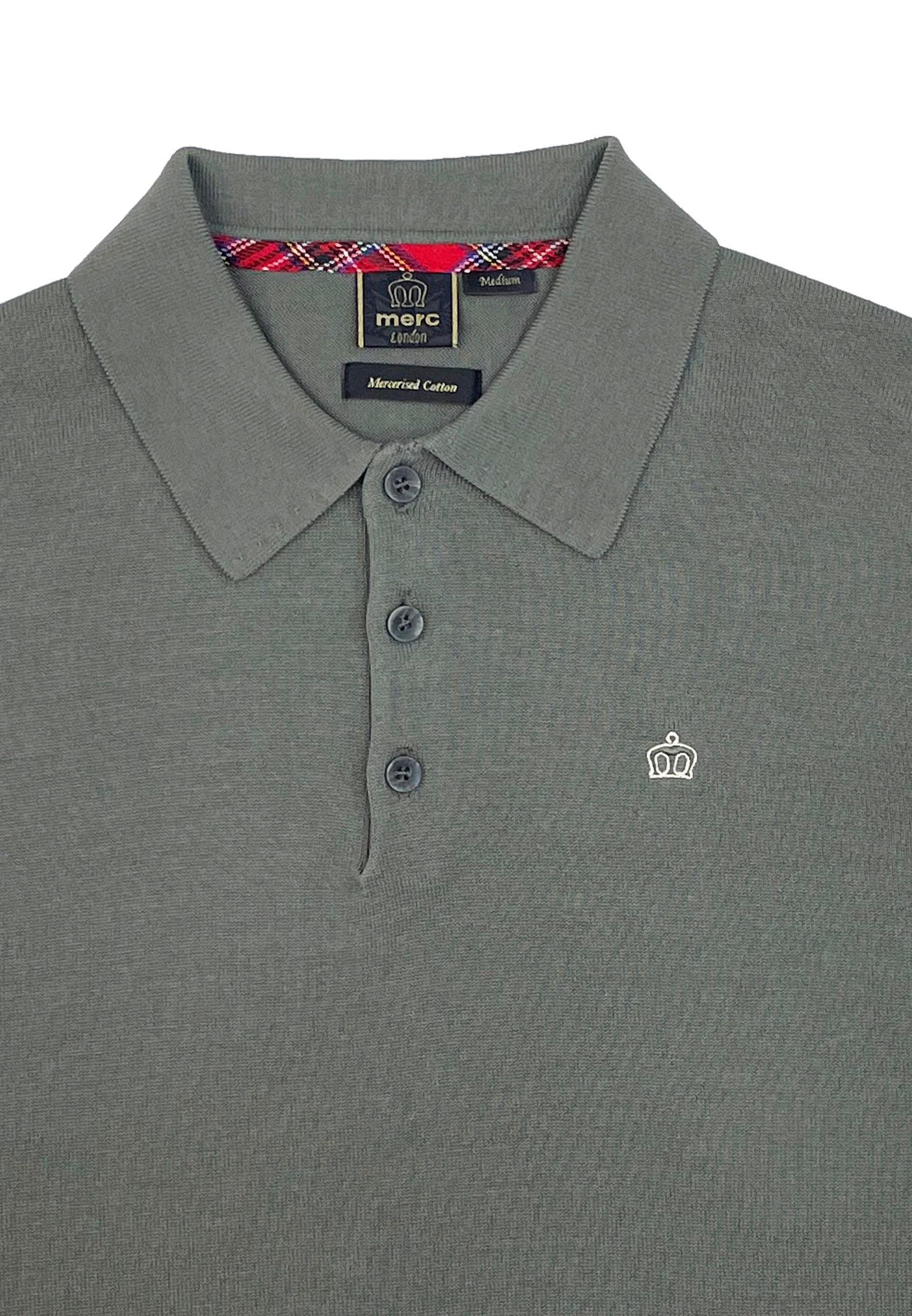 Archie Mercerised Cotton Knit Polo - Image 4