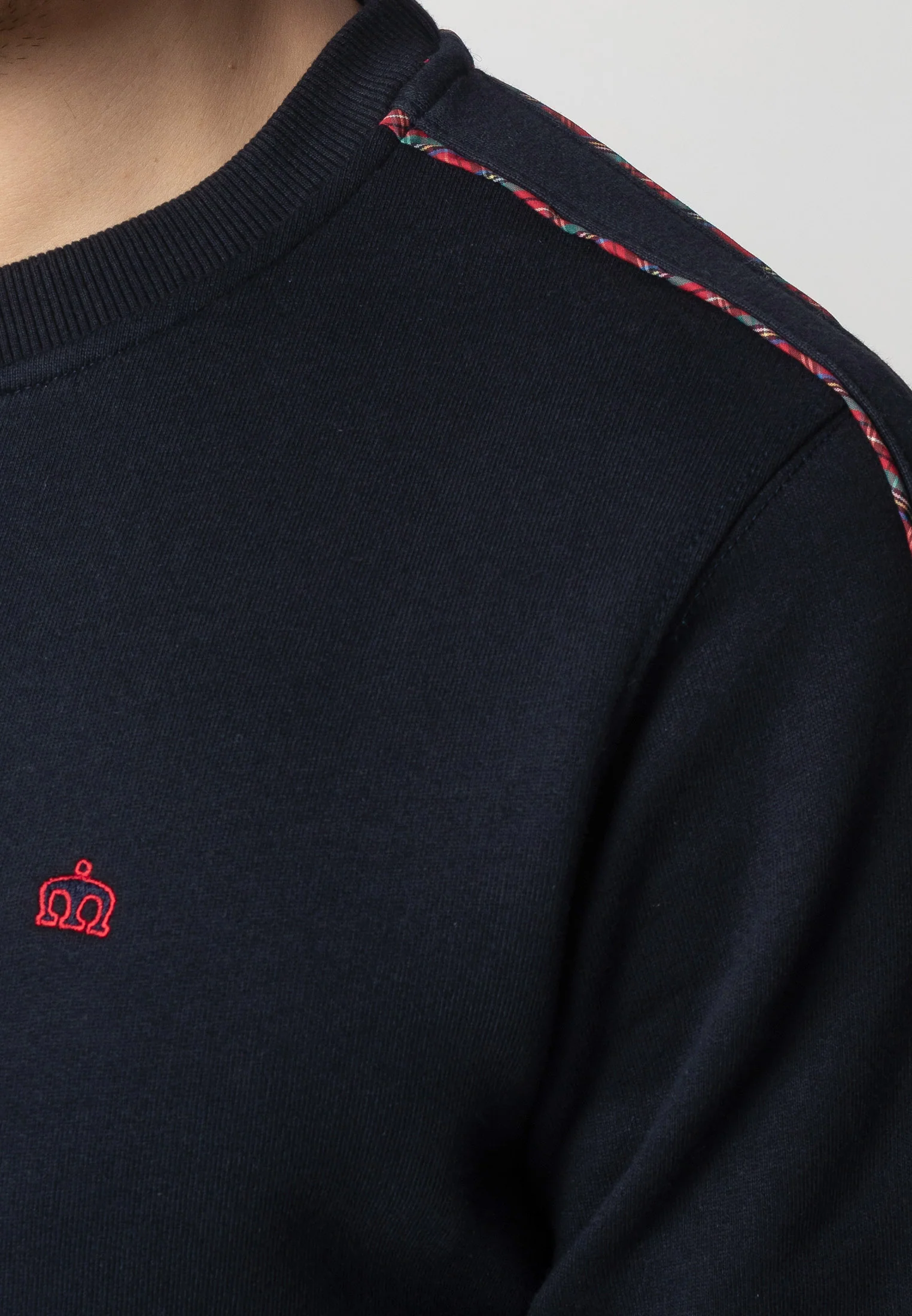 Norbury Tartan Piping Sweatshirt - Image 2