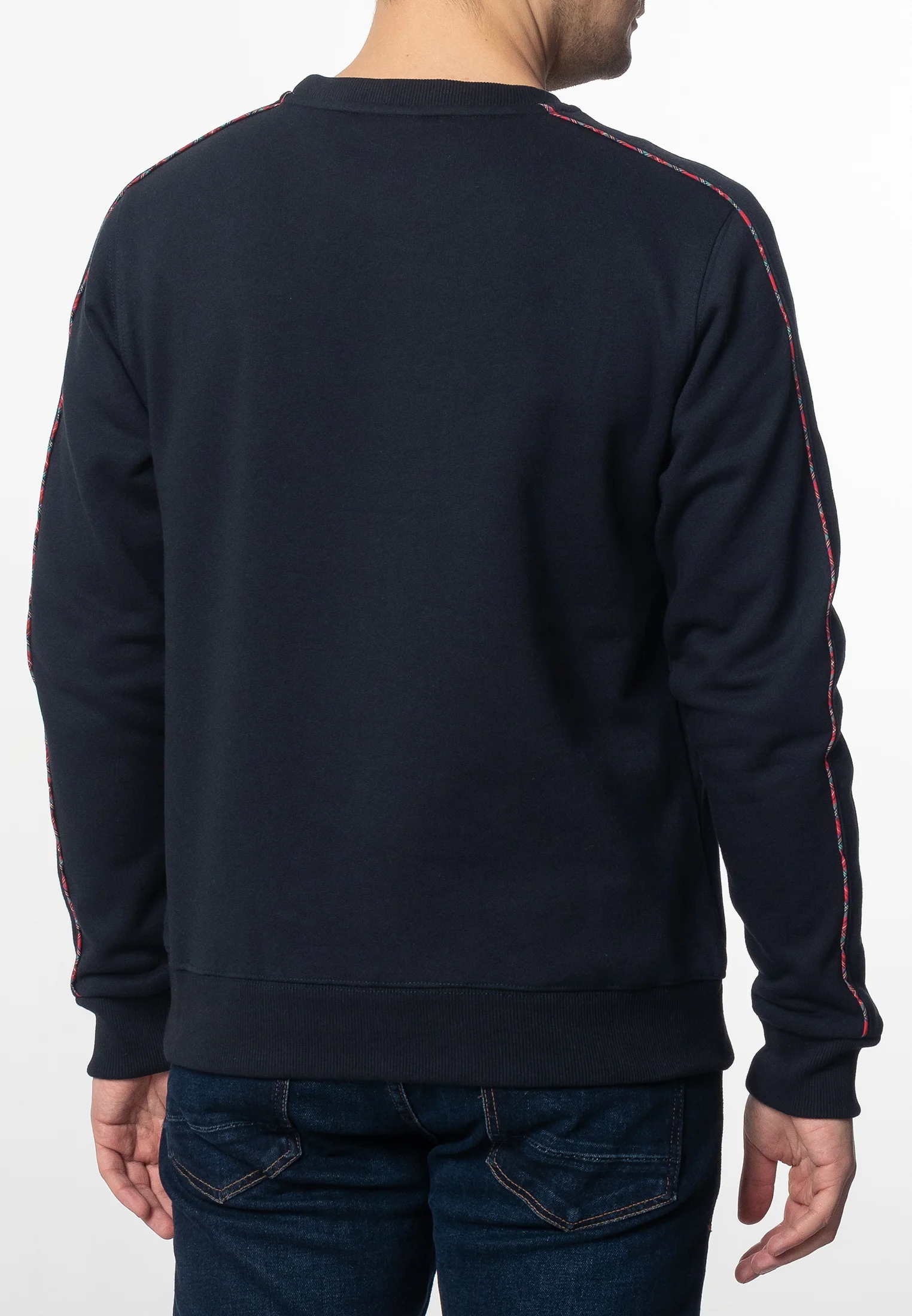 Norbury Tartan Piping Sweatshirt - Image 4