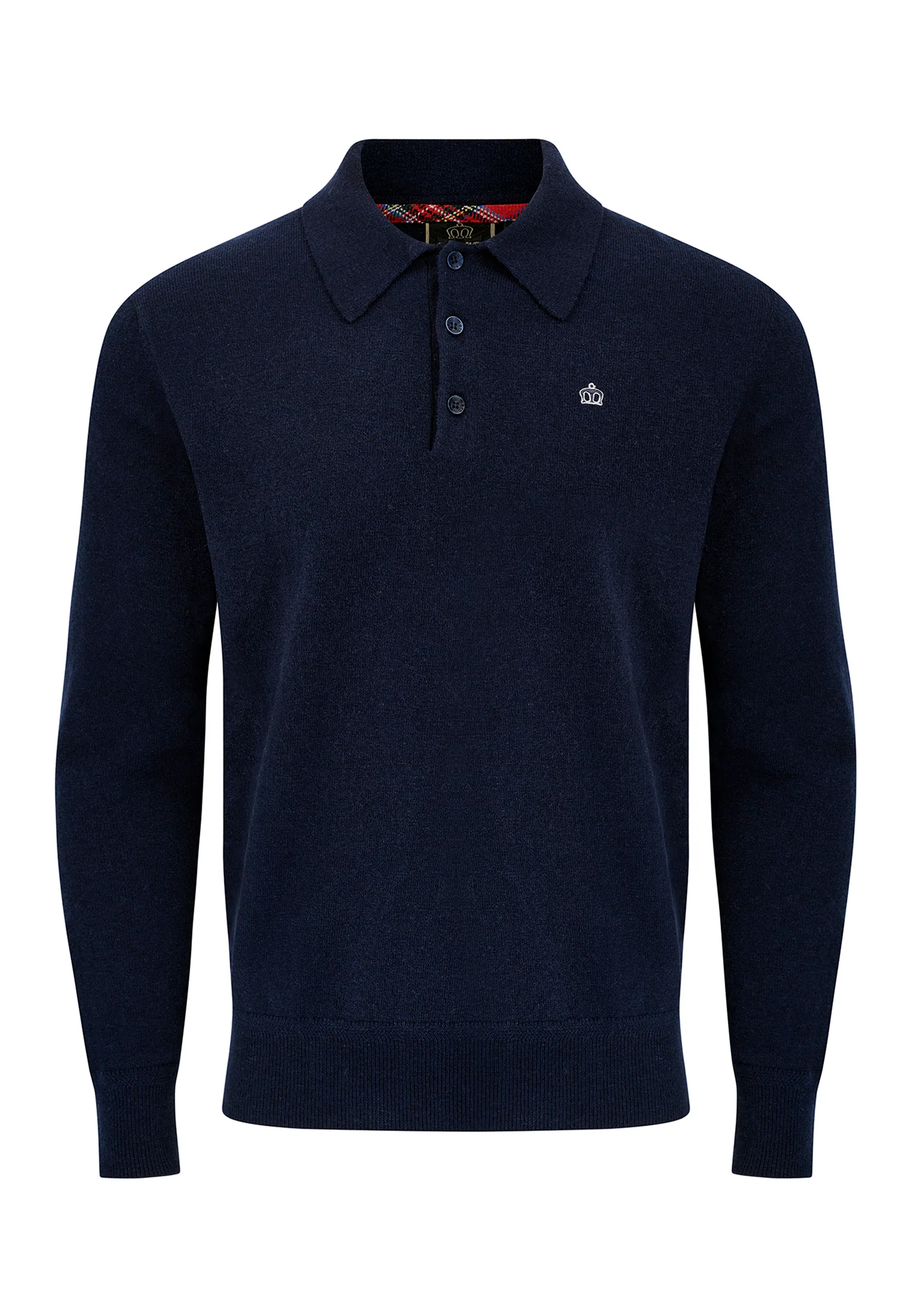 Spey Merino Wool Blend Knit Polo - Image 5